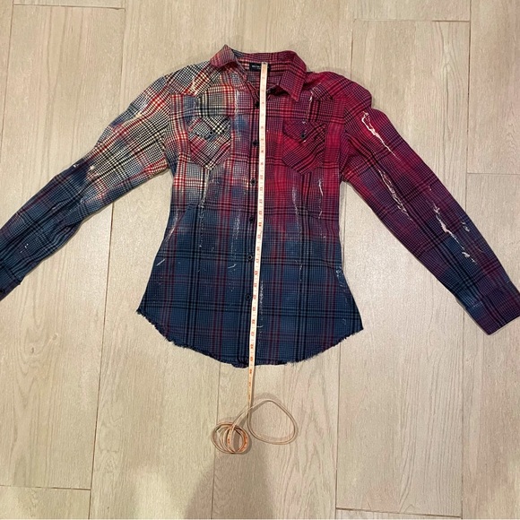 Metropark Distressed dyed button down - Picture 3 of 4